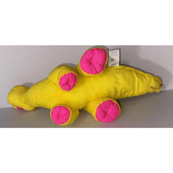 Vintage Fisher Price Yellow Puffalump Dino Roar Brontosaurus Dinosaur 1992 Works - Picture 8 of 11